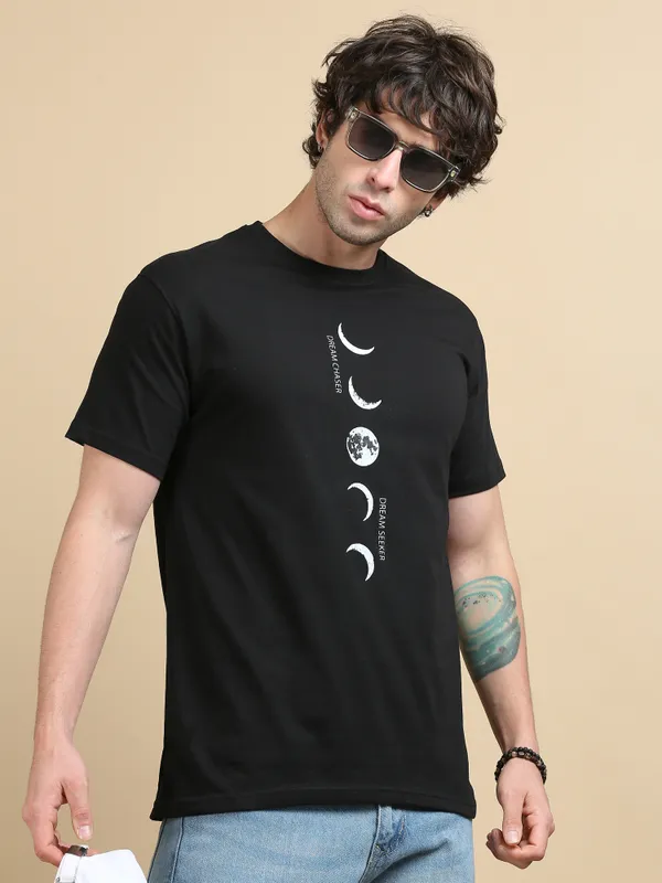 Black_Lunar_Dream_Cotton_Round_Neck_T-Shirt