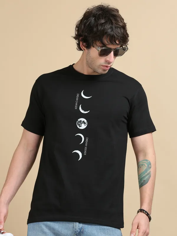 Black_Lunar_Dream_Cotton_Round_Neck_T-Shirt