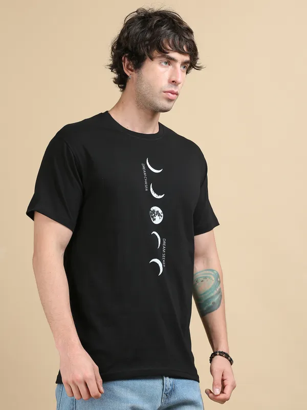 Black_Lunar_Dream_Cotton_Round_Neck_T-Shirt