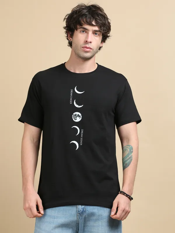 Black_Lunar_Dream_Cotton_Round_Neck_T-Shirt
