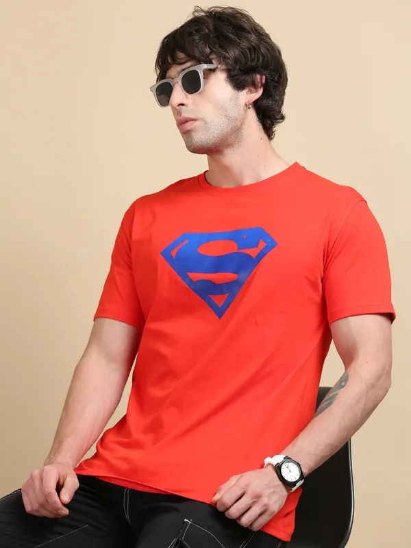 Red_Supercore_Cotton_Round_Neck_T-Shirt