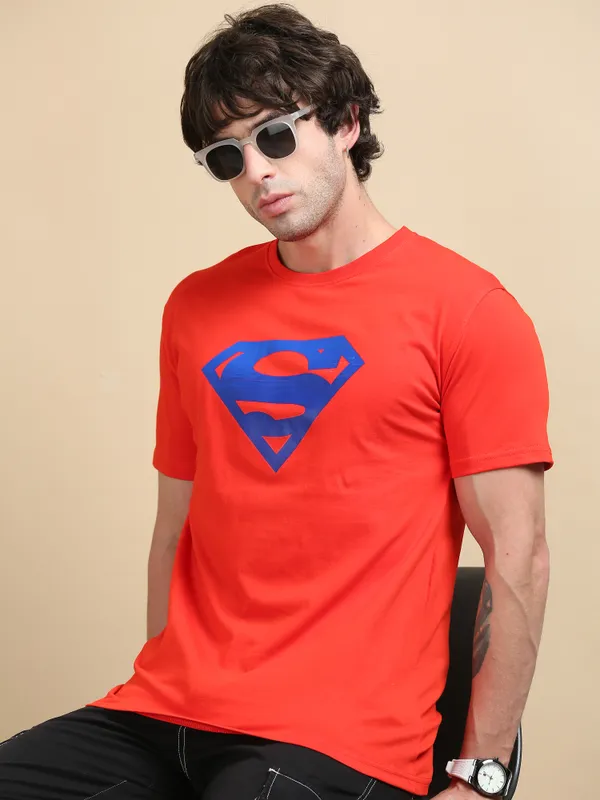Red_Supercore_Cotton_Round_Neck_T-Shirt