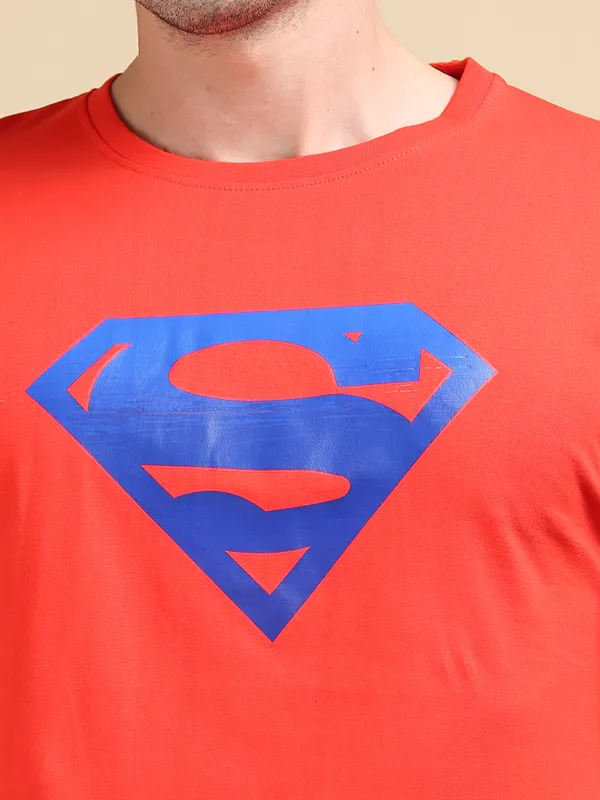 Red_Supercore_Cotton_Round_Neck_T-Shirt
