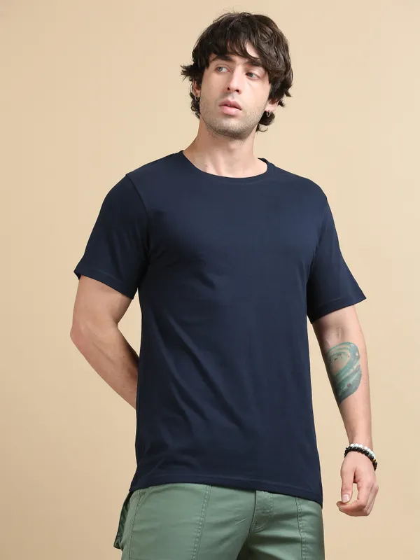 Navy_Blue_Cotton_Regular_Fit_Round_Neck_Tshirt