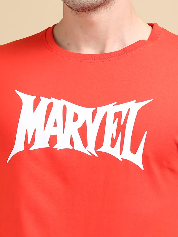 Red_Cotton_Printed_Round_Neck_T-Shirt_For_Men