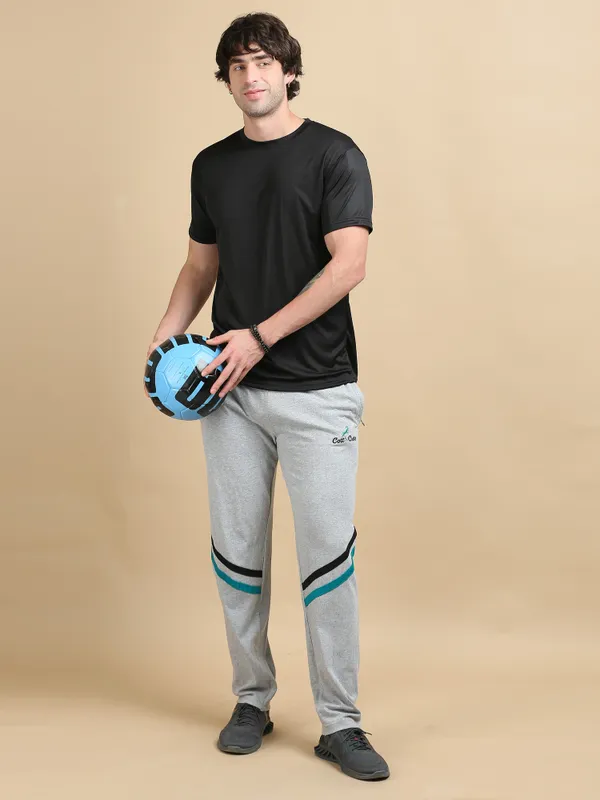 Black_Polyester_Round_Neck_Sports_T-Shirt_For_Men