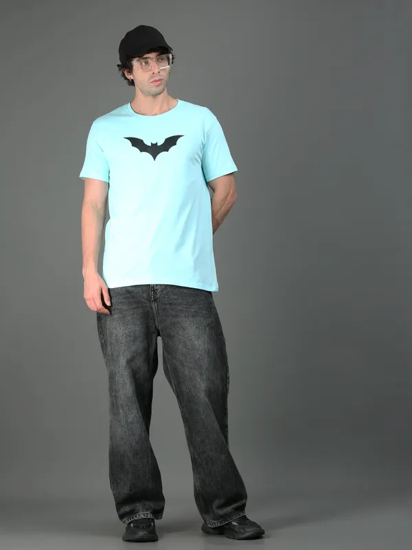 Mint_Nightwing__Cotton_Round_Neck_T-Shirt