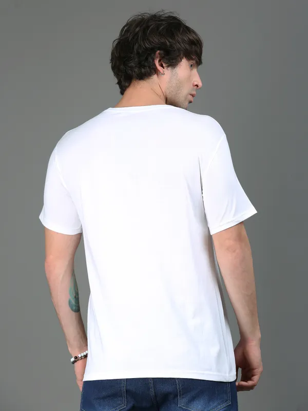 White_Supercore__Cotton_Round_Neck_T-Shirt