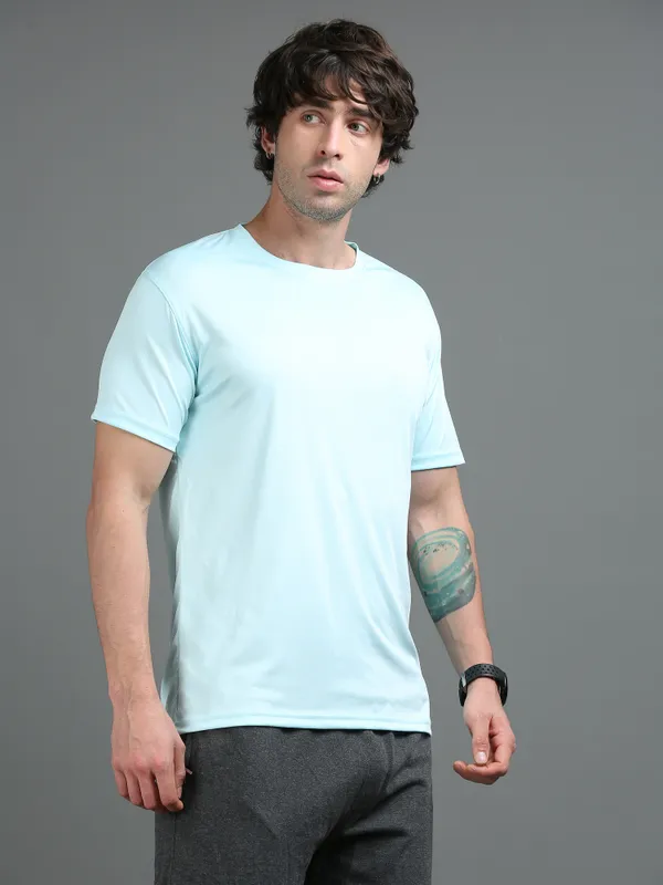 Mint_Polyester_Round_Neck_Sports_T-Shirt_For_Men