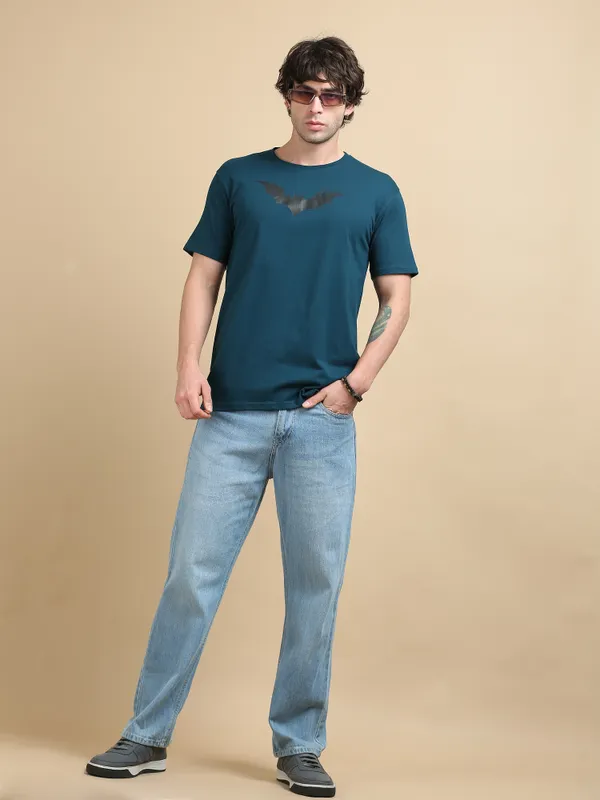Teal_Blue_Nightwing_Cotton_Round_Neck_T-Shirt