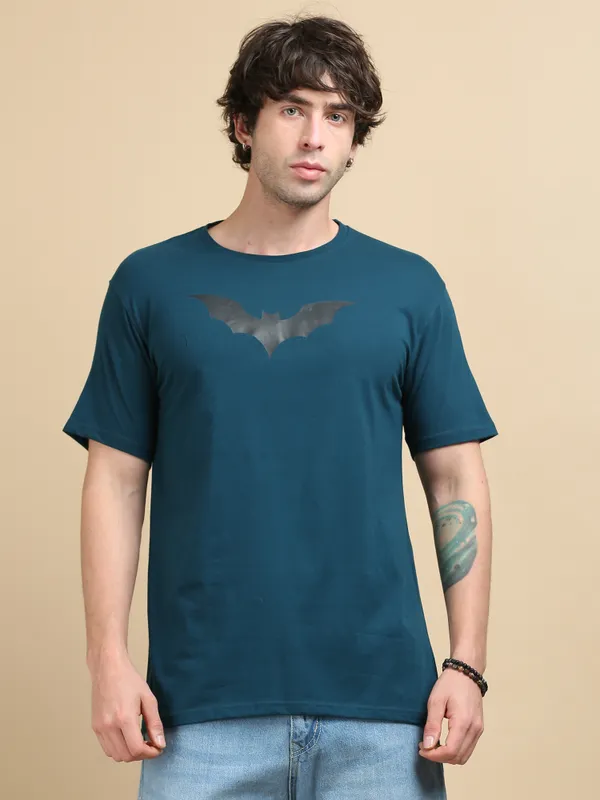 Teal_Blue_Nightwing_Cotton_Round_Neck_T-Shirt