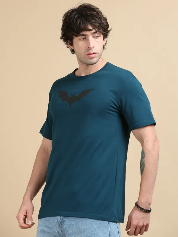 Teal_Blue_Nightwing_Cotton_Round_Neck_T-Shirt