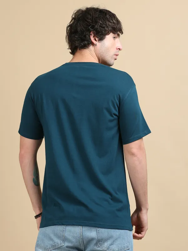 Teal_Blue_Nightwing_Cotton_Round_Neck_T-Shirt