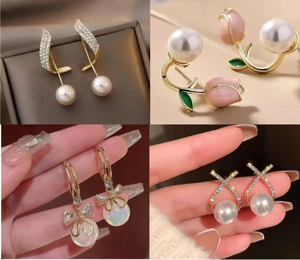 Gold_Alloy_Earring_Set_For_Women
