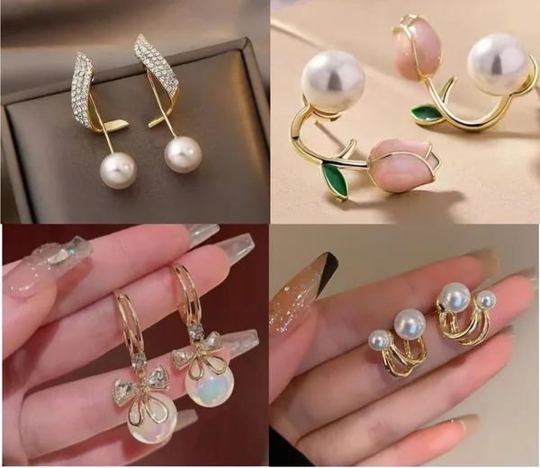 Gold_Alloy_Earring_Set_For_Women