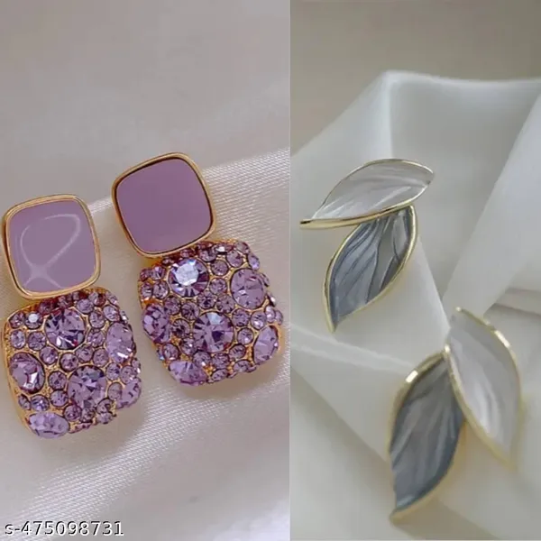 Gold_Alloy_Earring_Set_For_Women