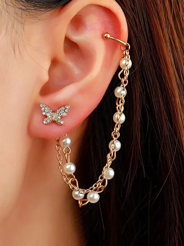 Gold_Alloy_Earring_Set_For_Women