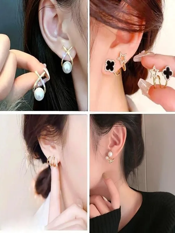 Multicolor_Alloy_Earring_Set_For_Women