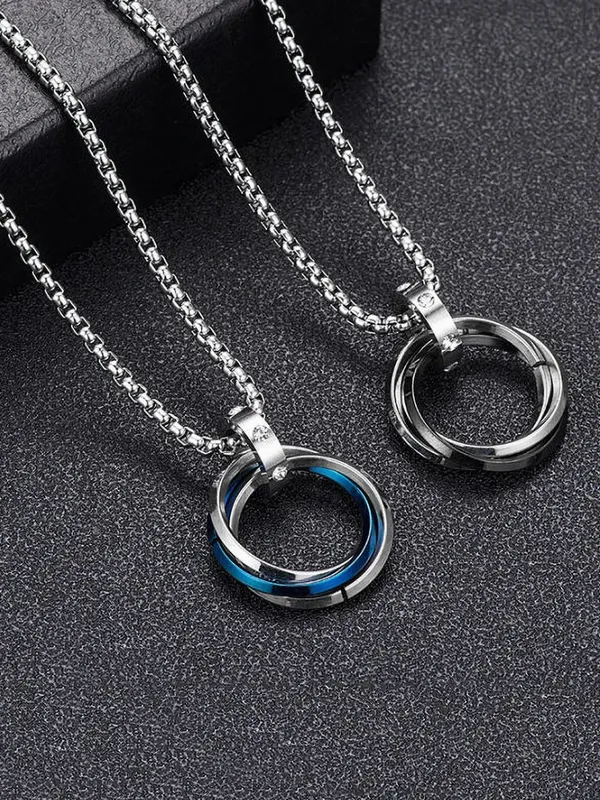 Blue_&_Silver_Alloy_Locket_For__Men