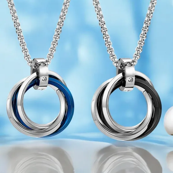 Pack_Of_2_Silver_And_Black_And_Blue_Alloy_Locket_Set_For_Men_