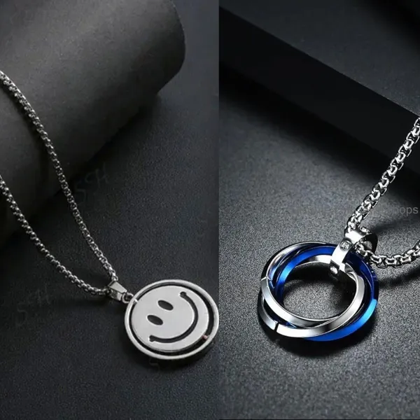 Silver_Alloy_Pendant_For__Men
