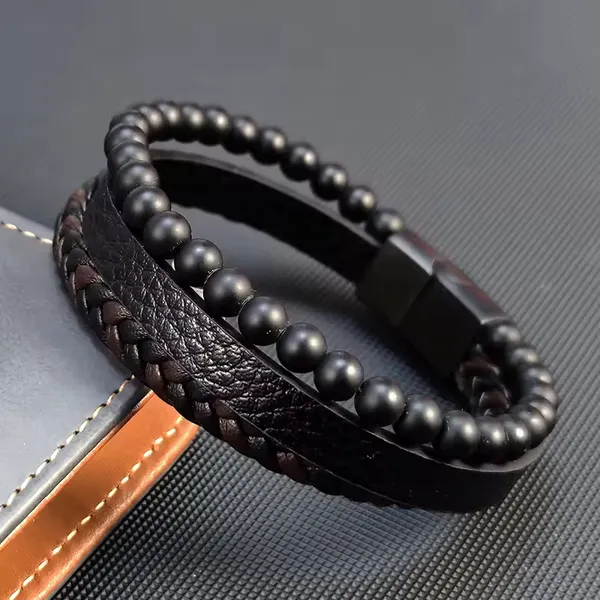 Silver_Fashion_Bracelet_For_Men