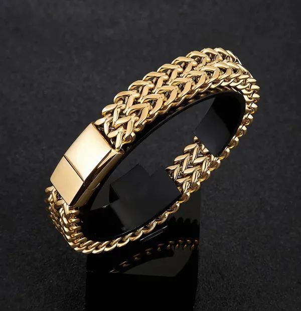 Men_Bracelet_|_Bracelet_For_Men_|_Stainless_Steel_Bracelet_|_Gold_bracelet