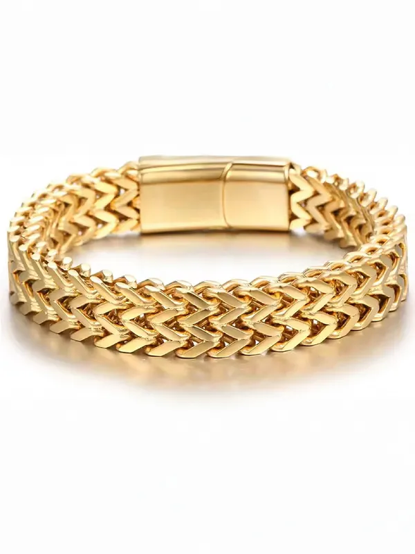 Men_Bracelet_|_Bracelet_For_Men_|_Stainless_Steel_Bracelet_|_Gold_bracelet