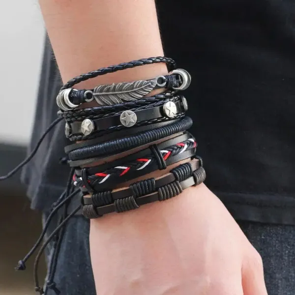 Black_Leather_Bracelet_For_Men