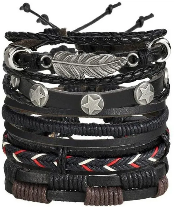 Black_Leather_Bracelet_For_Men