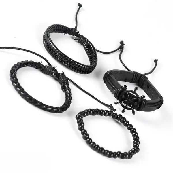 Black_Leather_Bracelet_For__Men
