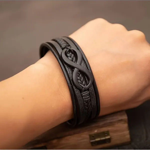 Black_Leather_Bracelet_For__Men