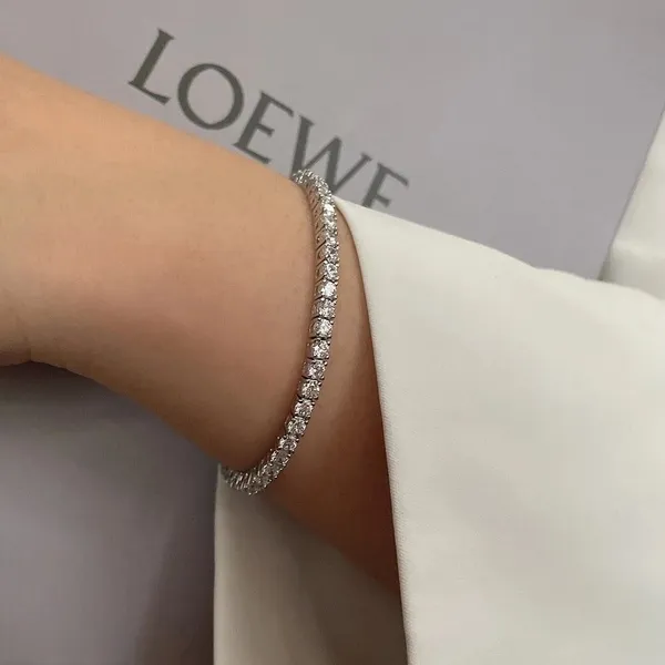 Silver_Alloy_Bracelet_For__Women