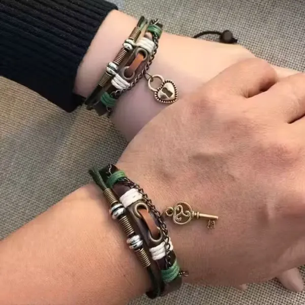 Multicolor_Leather_Bracelet_For__Men