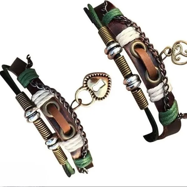 Multicolor_Leather_Bracelet_For__Men