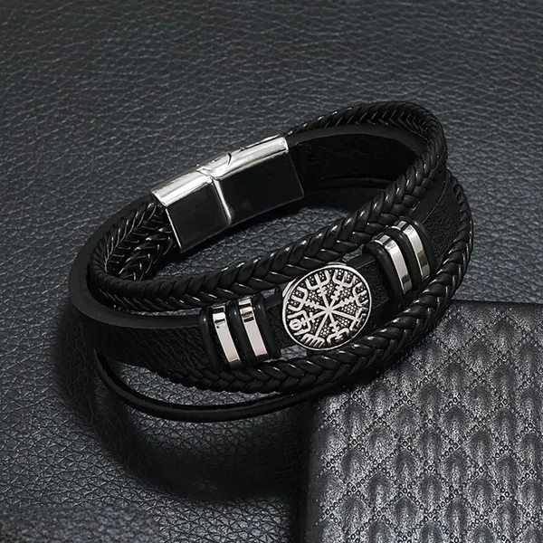 Black_&_Silver_Alloy_Bracelet_For__Men