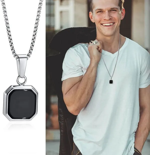 Silver_And_Black_Alloy_Locket_For_Men_Pack_Of_3