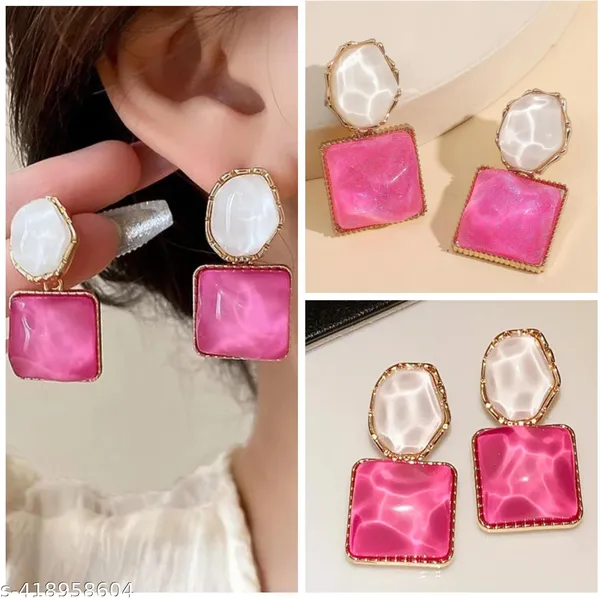 Multicolor_Alloy_Stud_Earring_&_Earring_Set_&_Drops_&_Danglers_For_Women