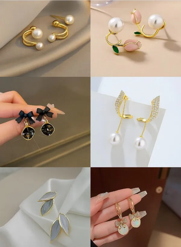 Multicolor_Alloy_Stud_Earring_&_Earring_Set_&_Drops_&_Danglers_For_Women