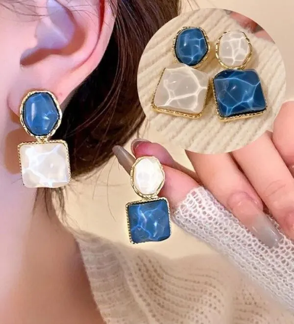 Multicolor_Alloy_Stud_Earring_&_Cuff_Earring_&_Drops_&_Danglers_For_Women