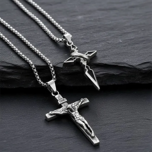 Silver_Alloy_Locket_Set_For__Men