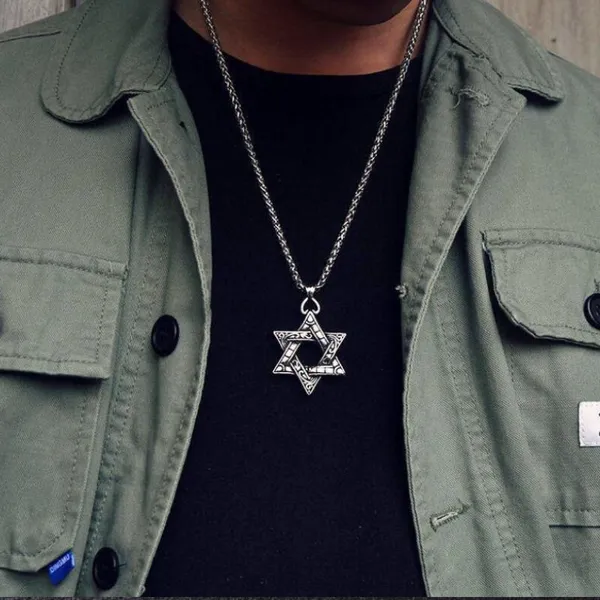 Silver_Alloy_Pendant_For__Men