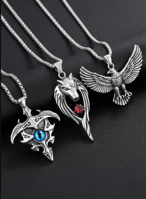 Multicolor_Alloy_Locket_Set_For__Men