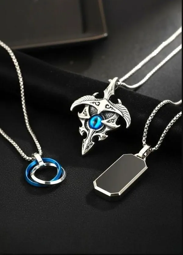 Multicolor_Alloy_Locket_Set_For__Men