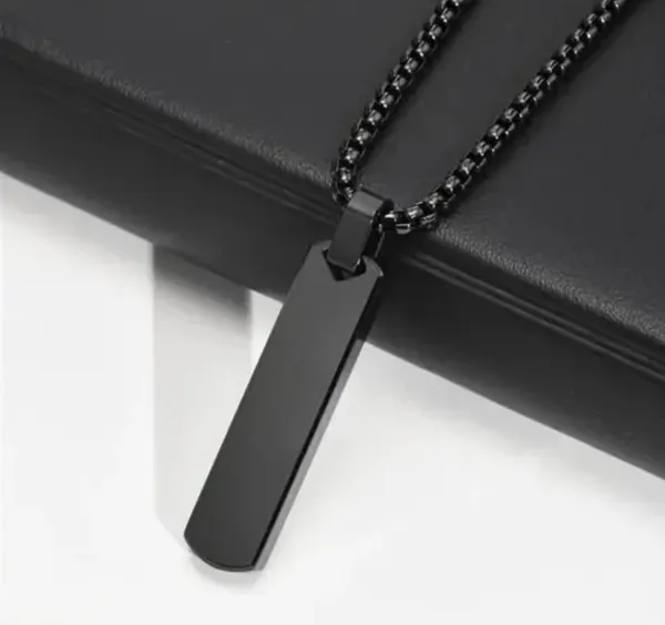 Silver_&_Black_Alloy_Locket_Set_For__Men