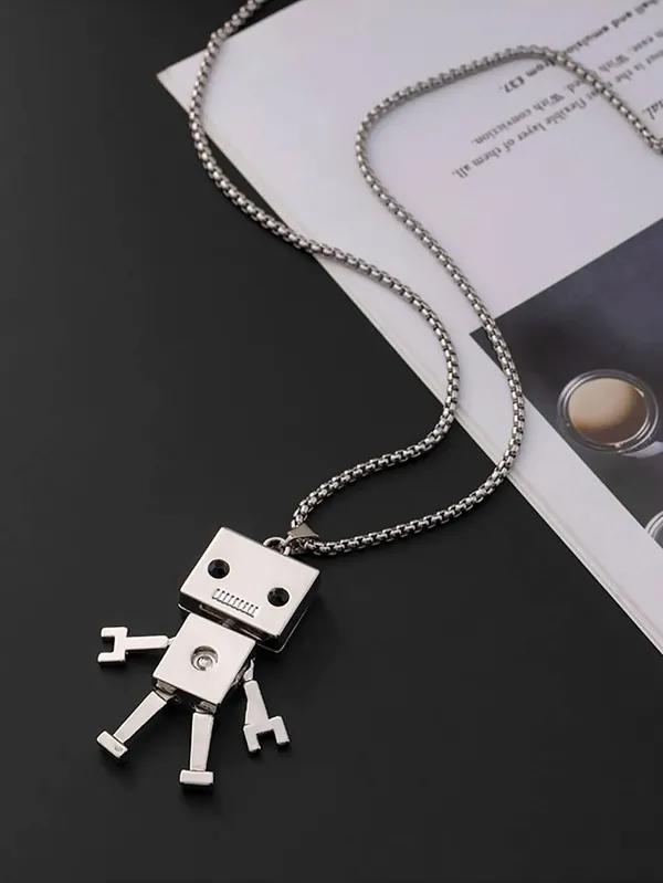 Silver_Alloy_Pendant_For__Men