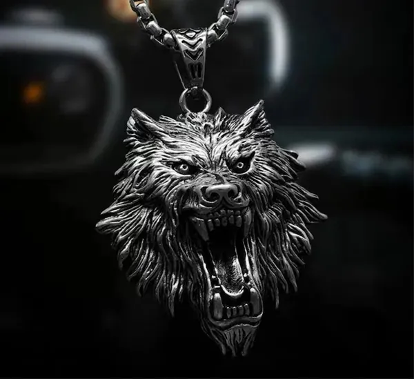 Silver_Alloy_Pendant_For__Men