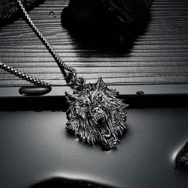 Silver_Alloy_Pendant_For__Men