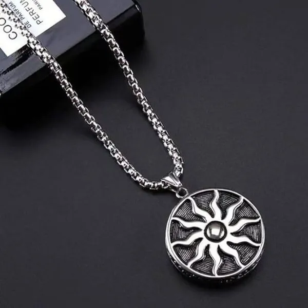 Silver_Alloy_Locket_Set_For__Men