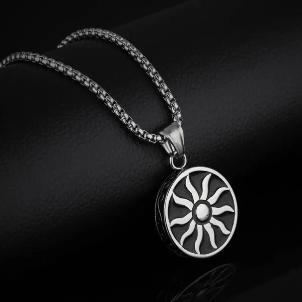Silver_Alloy_Locket_Set_For__Men